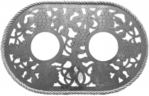 Silver Decorative Torah panel